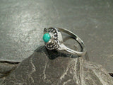 Size 6 Mexican Turquoise, Sterling Silver Ring