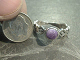 Size 7 Charoite, Sterling Silver Ring