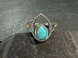 Size 6 Mexican Turquoise, Sterling Silver Ring