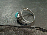 Size 6 Mexican Turquoise, Sterling Silver Ring