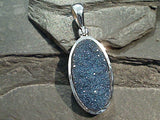 Druzy Quartz, Sterling Silver Pendant