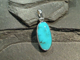 Turquoise, Sterling Silver Pendant