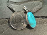 Turquoise, Sterling Silver Pendant