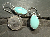 Turquoise, Sterling Silver Earrings