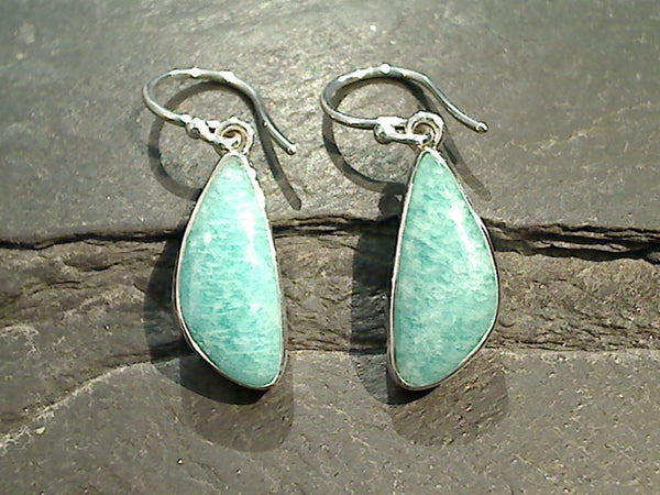 Amazonite, Sterling Silver Earrings