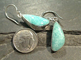 Amazonite, Sterling Silver Earrings