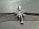 Sterling Silver Small Palm Tree Pendant