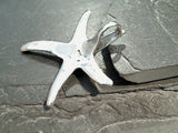 Sterling Silver Large Starfish Pendant