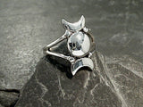 Size 5.5 Sterling Silver Moon Phases Ring