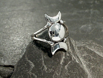 Size 6.5 Sterling Silver Moon Phases Ring