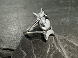 Size 6.5 Sterling Silver Moon Phases Ring