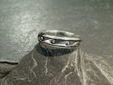 Size 7 Sterling Silver Waves Ring
