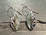 Abalone, Sterling Silver Earrings