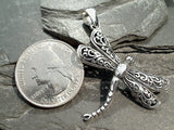 Sterling Silver Dragonfly Pendant