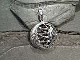 Sterling Silver Sun And Moon Pendant