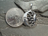 Sterling Silver Sun And Moon Pendant