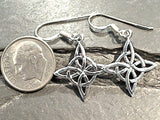 Sterling Silver Celtic Star Earrings