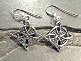 Sterling Silver Celtic Star Earrings