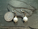 Pearl, Gold Filled Earrings