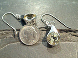 Citrine, Sterling Silver Earrings