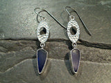 Sea Glass, Sterling Silver Earrings