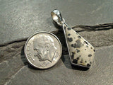 Dalmatian Jasper, Sterling Silver Small Pendant