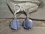 Kyanite, Sterling Silver Earrings