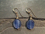 Kyanite, Gold Filled Earrings