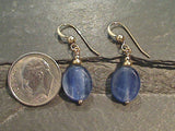 Kyanite, Gold Filled Earrings