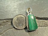 Malachite, Sterling Silver Pendant