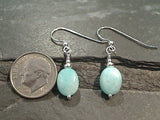 Amazonite, Sterling Silver Earrings