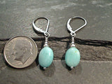 Amazonite, Sterling Silver Earrings