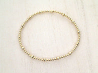 14kt Gold Filled Stretch Bracelet - Style 1 Small