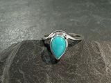 Size 7 Turquoise, Sterling Silver Ring