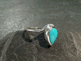 Size 7.25 Turquoise, Sterling Silver Ring