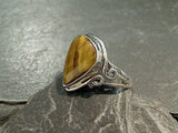 Size 6.25 Tiger's Eye, Sterling Silver Ring