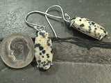 Dalmatian Jasper, Sterling Silver Earrings