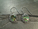 Abalone, Sterling Silver Earrings