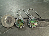 Abalone, Sterling Silver Earrings