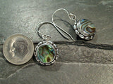 Abalone, Sterling Silver Earrings