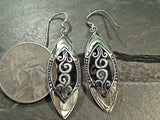 Abalone, Sterling Silver Earrings