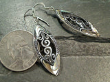 Abalone, Sterling Silver Earrings