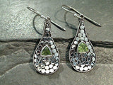 Peridot, Sterling Silver Earrings