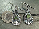 Peridot, Sterling Silver Earrings