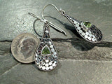Peridot, Sterling Silver Earrings