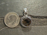Smokey Quartz, Sterling Silver Small Pendant