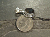 Smokey Quartz, Sterling Silver Small Pendant