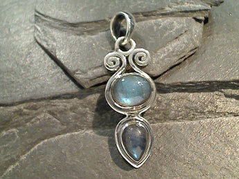 Labradorite, Sterling Silver Pendant
