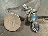 Labradorite, Sterling Silver Pendant