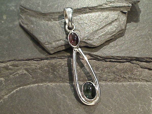 Tourmaline, Sterling Silver Pendant